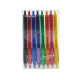  Clip Click Ball Point Pen – 0.5mm (Set of 8 Colors)