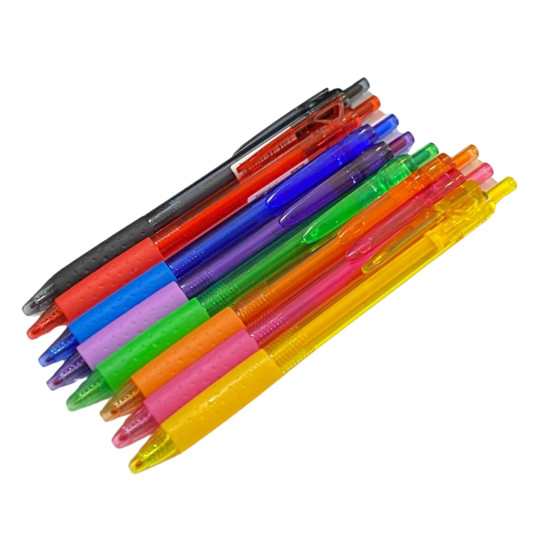  Clip Click Ball Point Pen – 0.5mm (Set of 8 Colors)