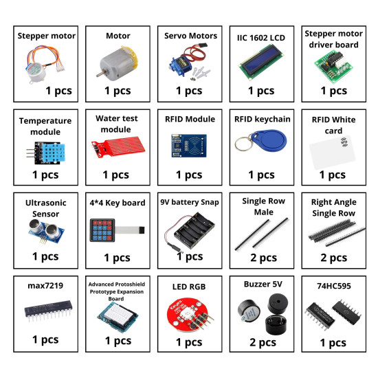 Starter Kit for Arduino Uno R3