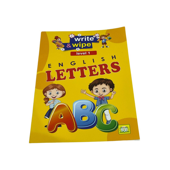 Write & Wipe English Letters Level 1