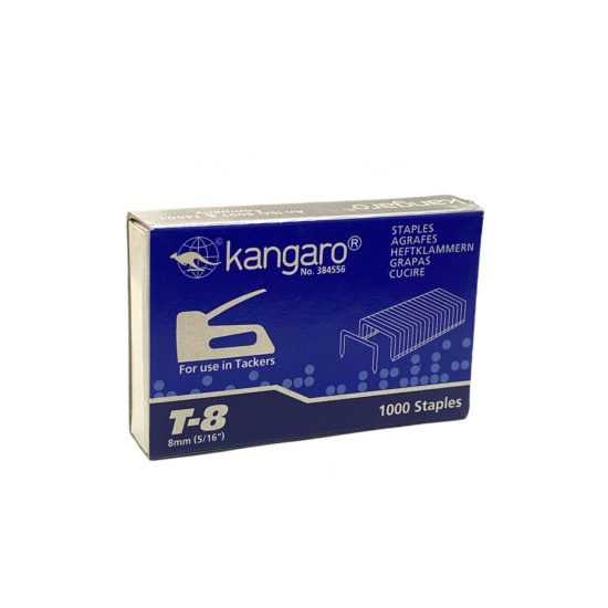 Kangaro T-8 Heavy-Duty Staples – For Wood Staplers Kangaro T-8 Heavy-Duty Staples – For Wood Staplers